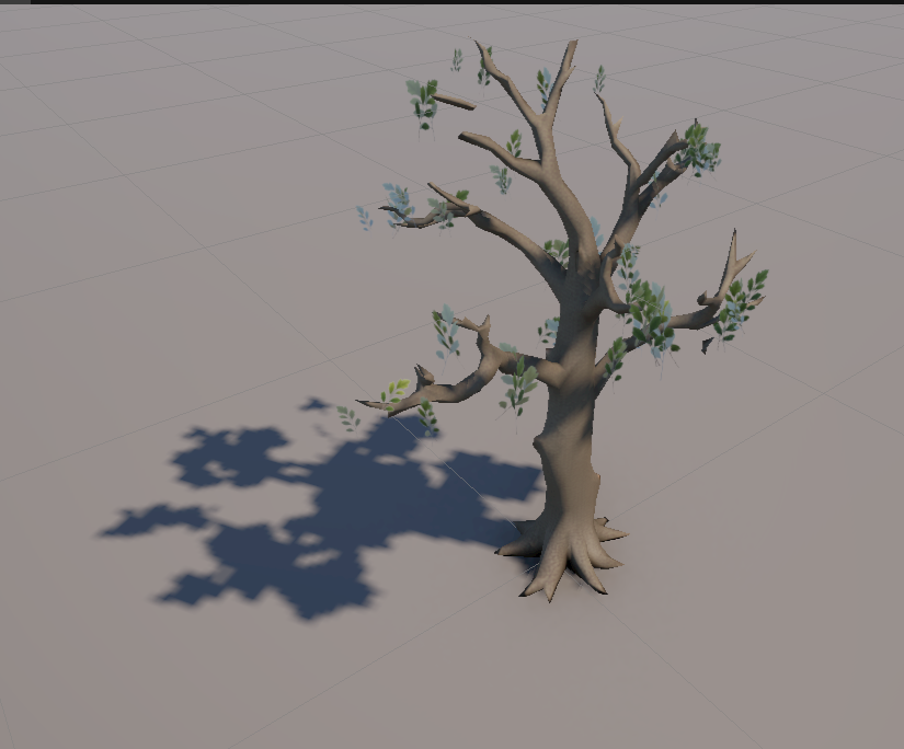 Tree with slightly better leaves but still wrong